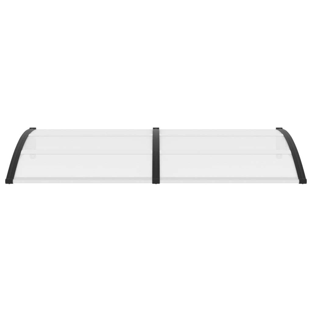 Deurluifel Pc 200 x 100 cm Zwart en transparant