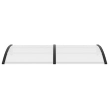 Deurluifel Pc 200 x 100 cm Zwart en transparant