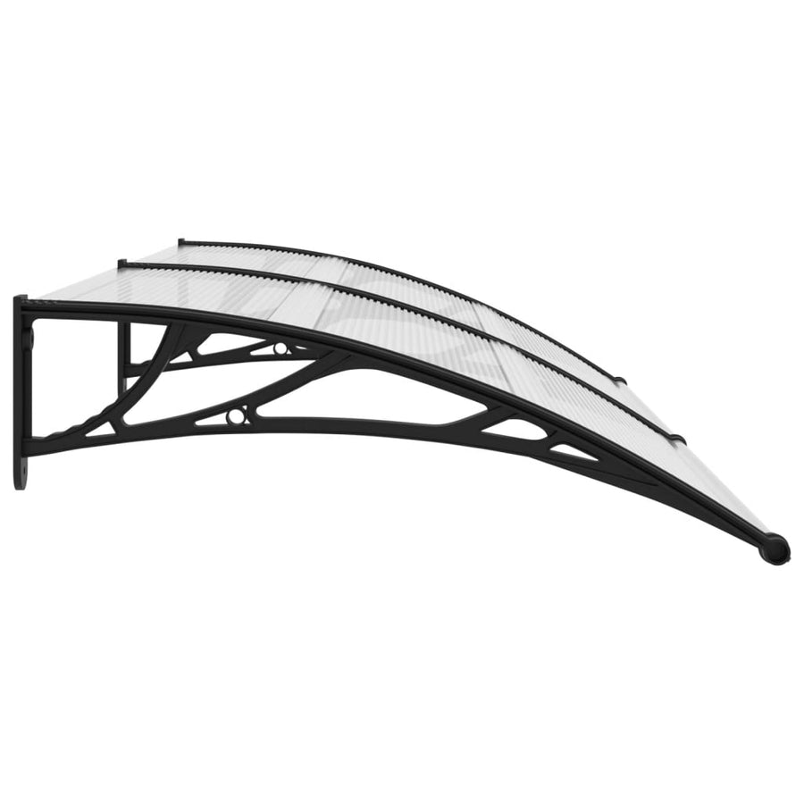 Deurluifel Pc 200 x 100 cm Zwart en transparant