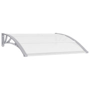Deurluifel 120x100 cm polycarbonaat grijs
