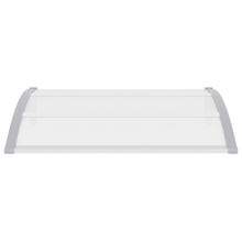 Deurluifel Pc 120 x 100 cm Grijs en transparant