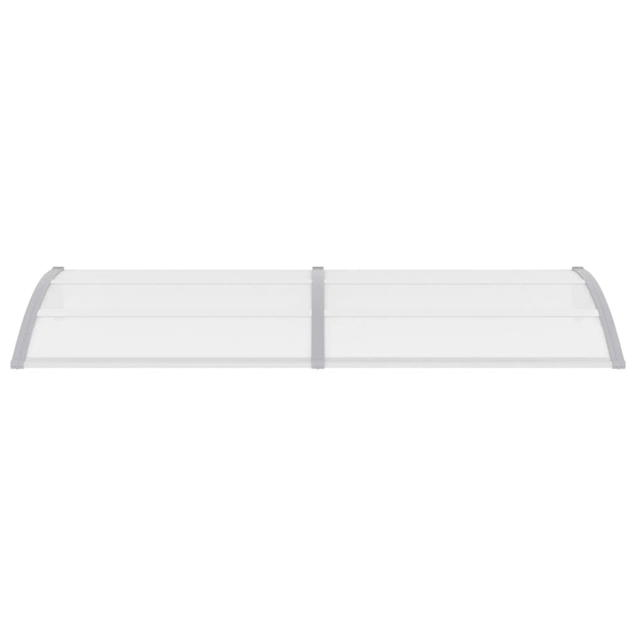 Deurluifel Pc 240 x 100 cm Grijs en transparant