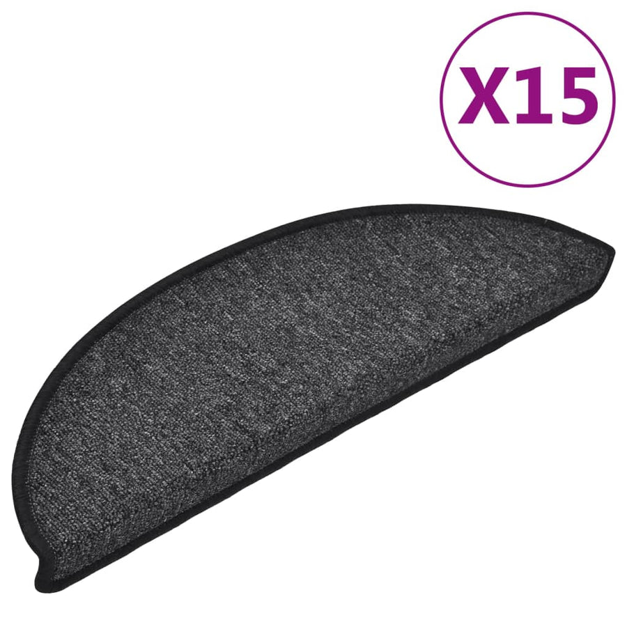 15 st Trapmatten 56x17x3 cm antraciet 15 56 x 17 x 3 cm Antraciet