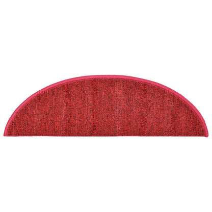 15 st Trapmatten 56x17x3 cm bordeauxrood 15 56 x 17 x 3 cm Bordeauxrood