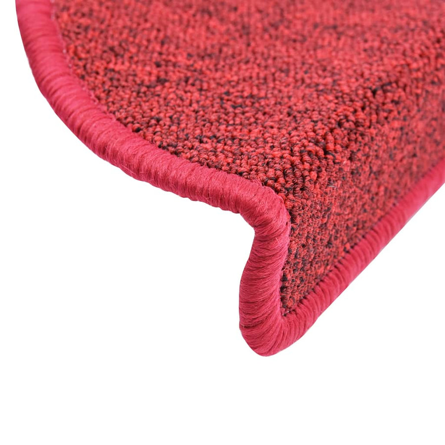 15 st Trapmatten 56x17x3 cm bordeauxrood 15 56 x 17 x 3 cm Bordeauxrood