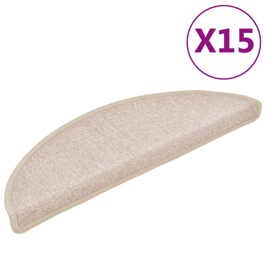 15 st Trapmatten 56x17x3 cm taupe 15 56 x 17 x 3 cm Taupe