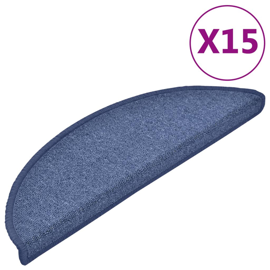 15 st Trapmatten 56x17x3 cm blauw 15 56 x 17 x 3 cm Blauw