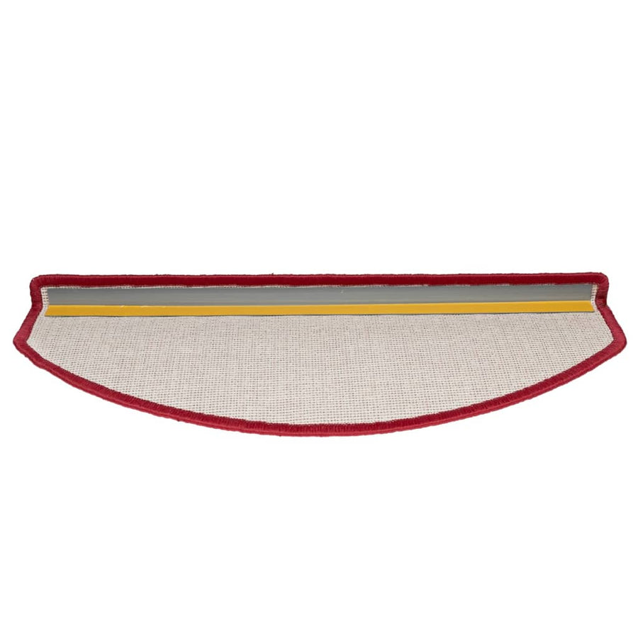 15 st Trapmatten 65x24x4 cm bordeauxrood 15 65 x 24 x 4 cm Bordeauxrood