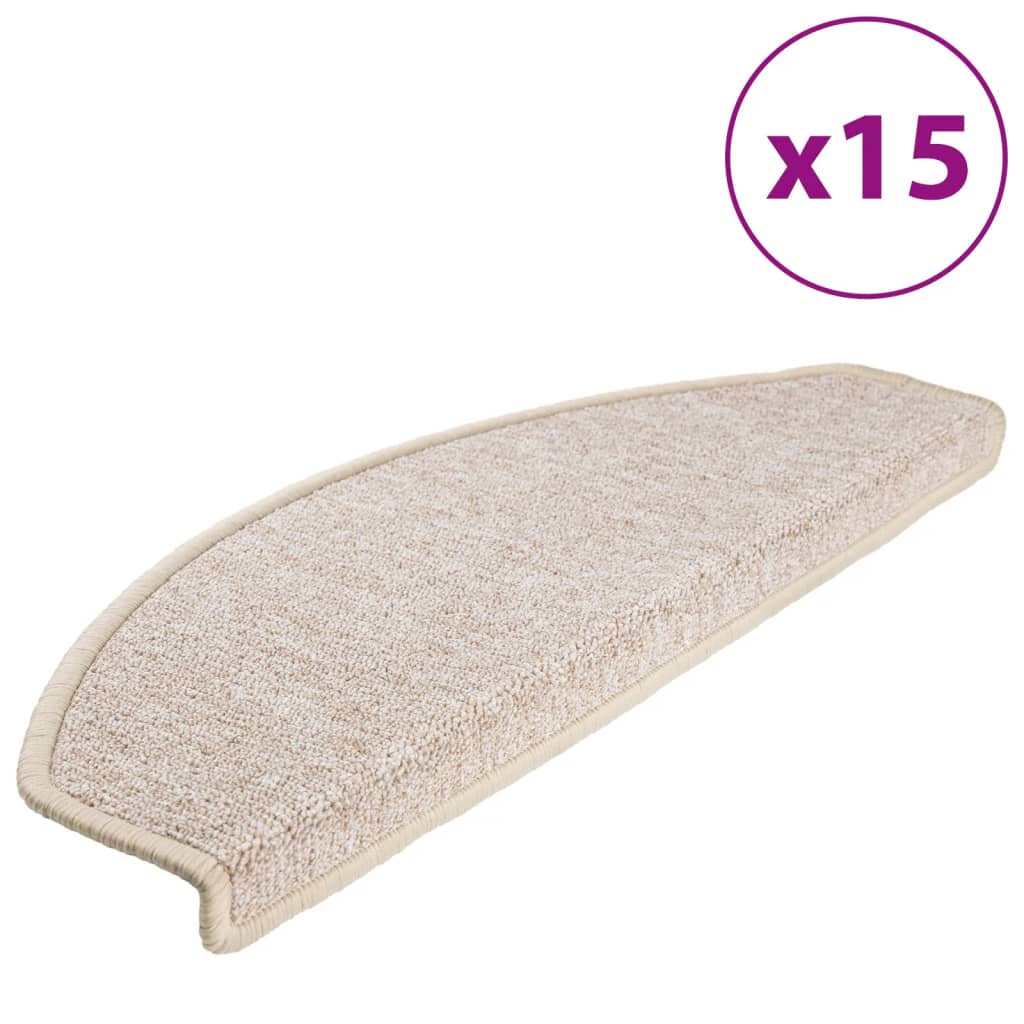 15 st Trapmatten 65x24x4 cm taupe 15 65 x 24 x 4 cm Taupe