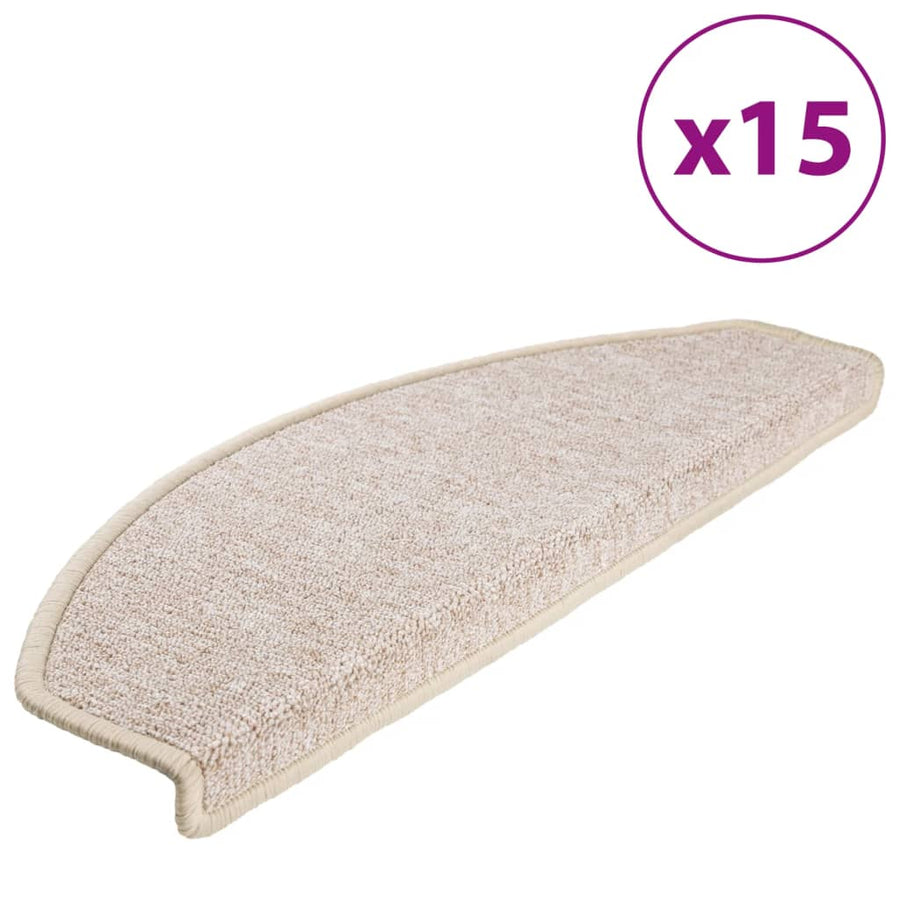 15 st Trapmatten 65x24x4 cm taupe 15 65 x 24 x 4 cm Taupe
