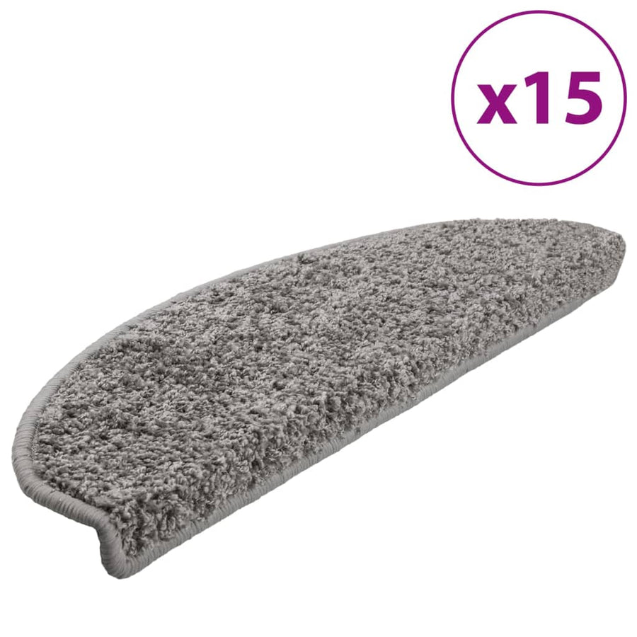 Trapmatten 15 st 65x21x4 cm grijs 15 65 x 21 x 4 cm Grijs