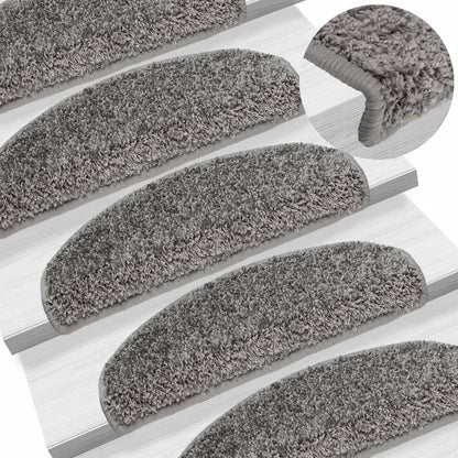 Trapmatten 15 st 65x21x4 cm grijs 15 65 x 21 x 4 cm Grijs
