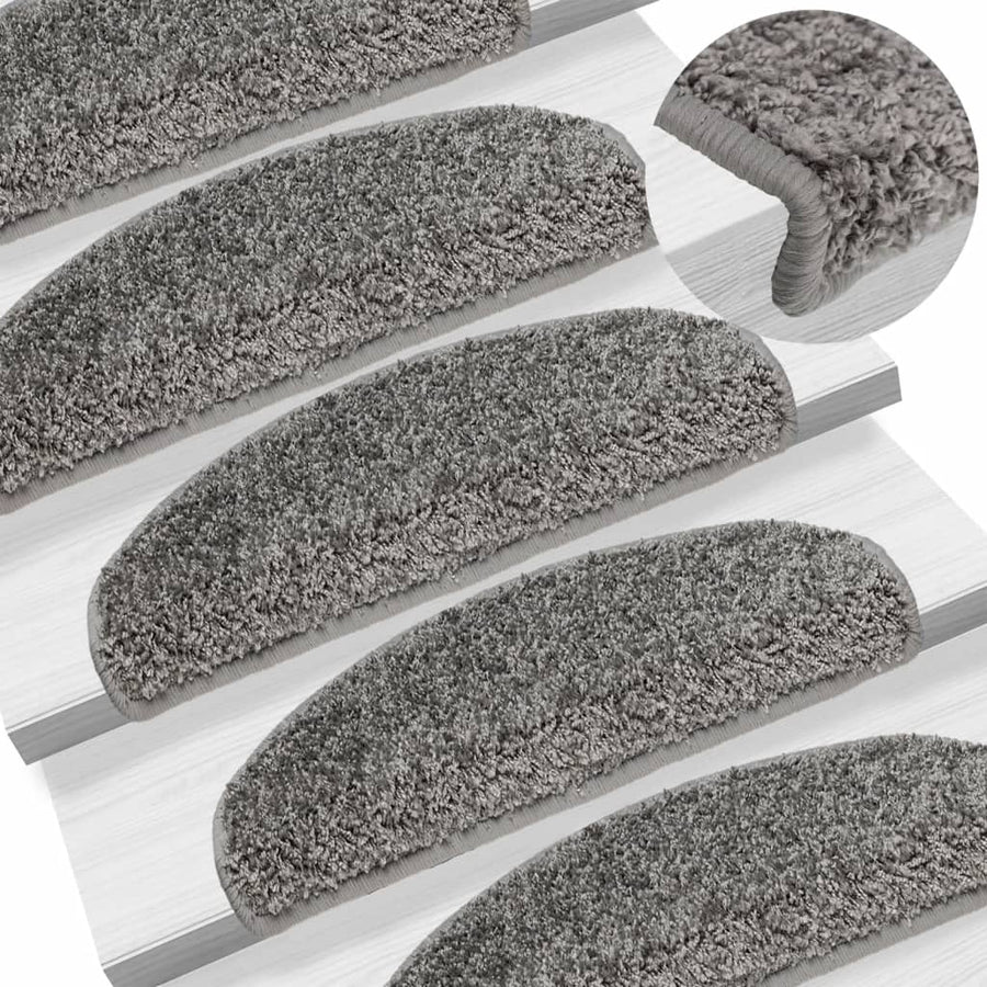 Trapmatten 15 st 65x21x4 cm grijs 15 65 x 21 x 4 cm Grijs