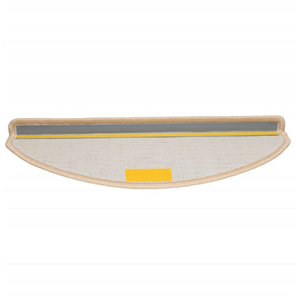 Trapmatten 15 st 65x21x4 cm crèmekleurig 15 65 x 21 x 4 cm Crème