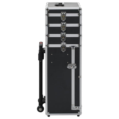 Make-up trolley aluminium zwart Zwart