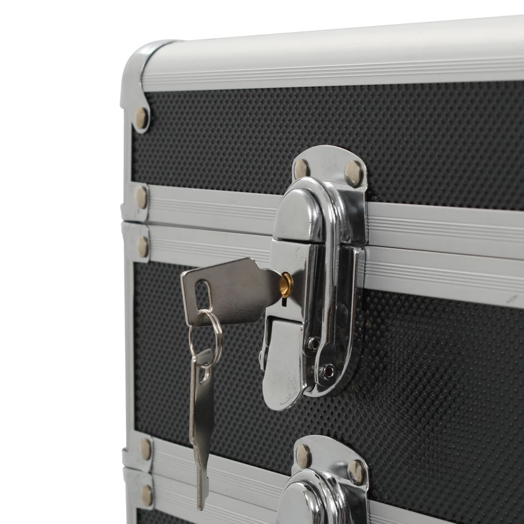Make-up trolley aluminium zwart Zwart