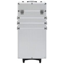 Make-Up Trolley Aluminium Zilverkleurig