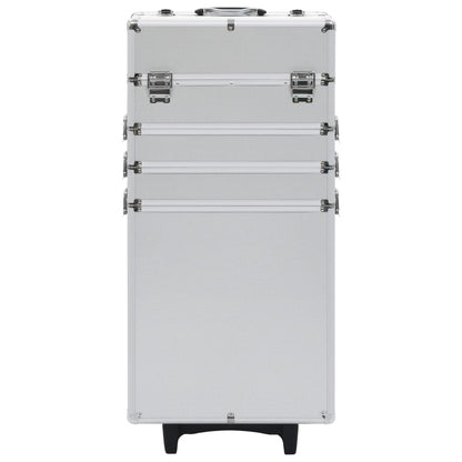 Make-Up Trolley Aluminium Kleurig Zilver