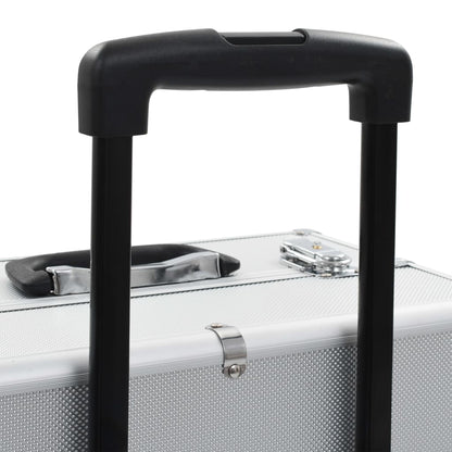 Make-Up Trolley Aluminium Kleurig Zilver