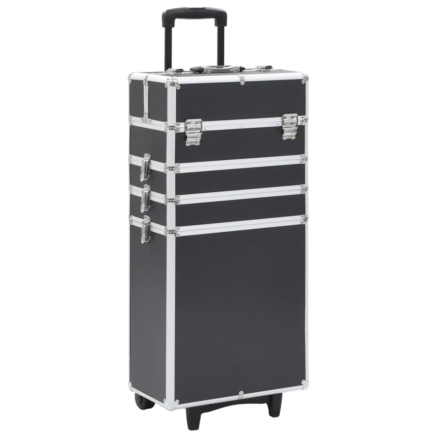 Make-Up Trolley Aluminium Zilverkleurig