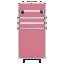 Make-up trolley aluminium roze Roze