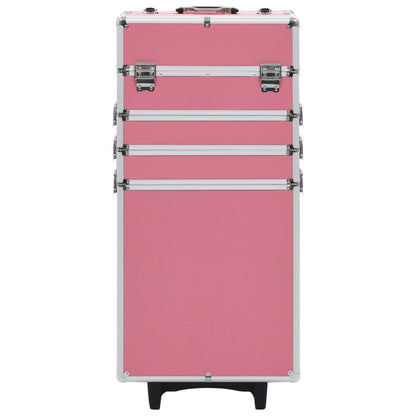 Make-up trolley aluminium roze Roze