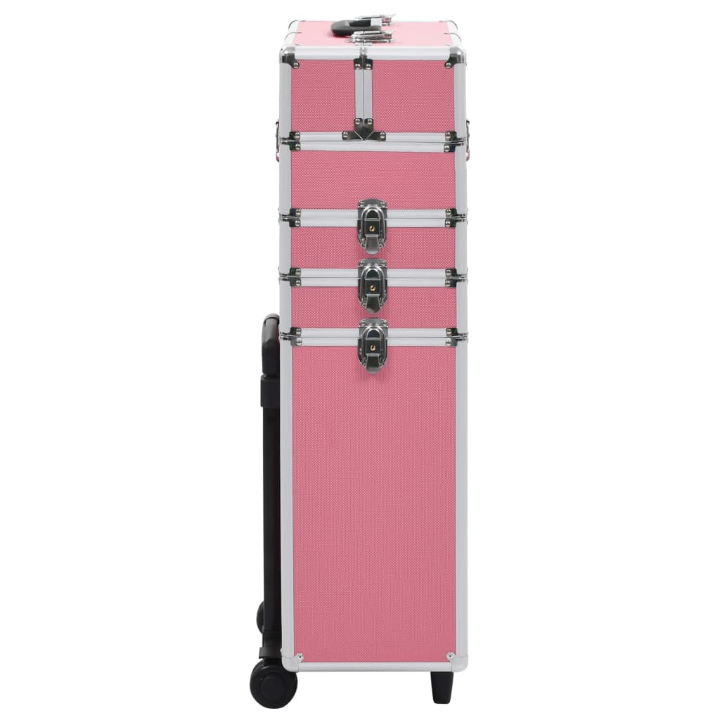 Make-up trolley aluminium roze Roze