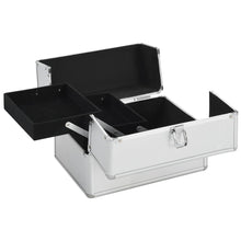 Make-Up Koffer 22X30X21 Cm Aluminium Kleurig Zilver