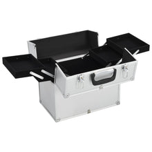 Make-Up Koffer 38X23X34 Cm Aluminium Kleurig Zilver