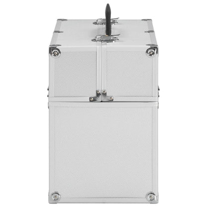 Make-Up Koffer 38X23X34 Cm Aluminium Kleurig Zilver