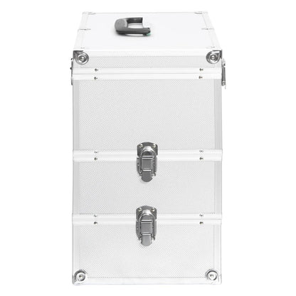 Make-Up Koffer 37X24X40 Cm Aluminium Kleurig Zilver