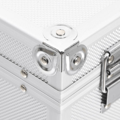 Make-Up Koffer 37X24X40 Cm Aluminium Kleurig Zilver