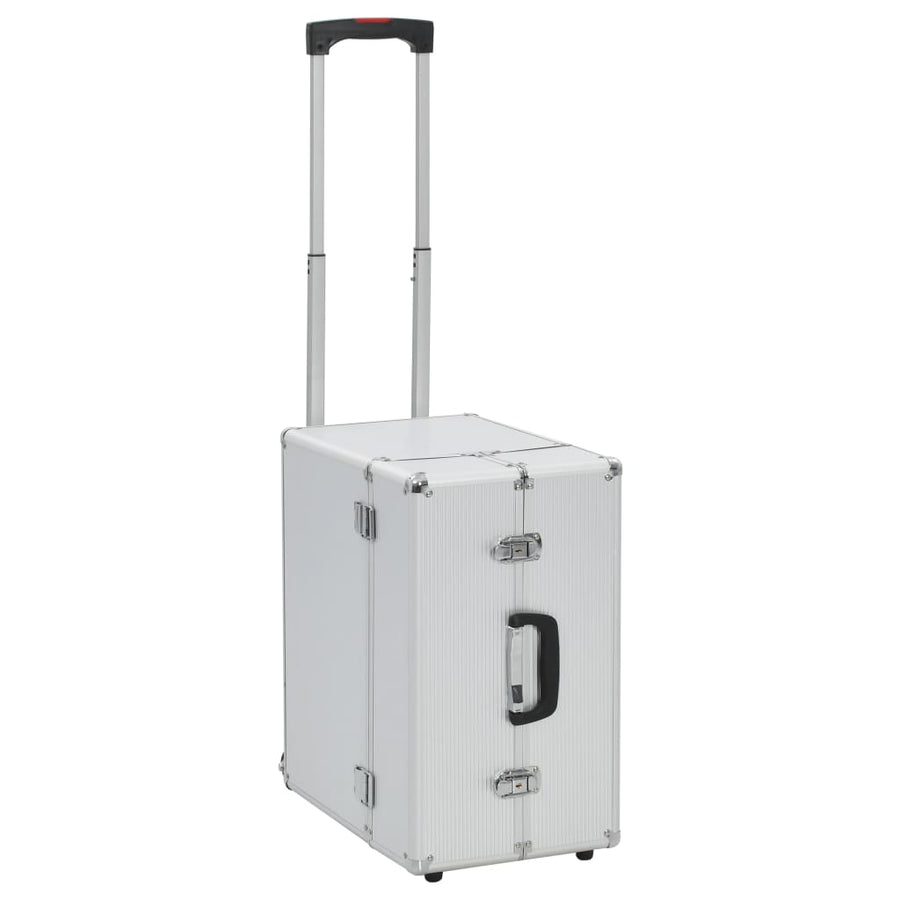 Pilotentrolley 47X39X27 Cm Aluminium Zilverkleurig 47 x 39 x 27 cm