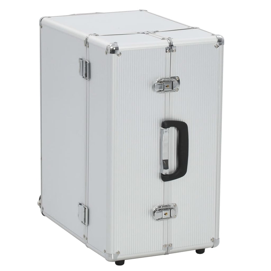 Pilotentrolley 47X39X27 Cm Aluminium Zilverkleurig 47 x 39 x 27 cm