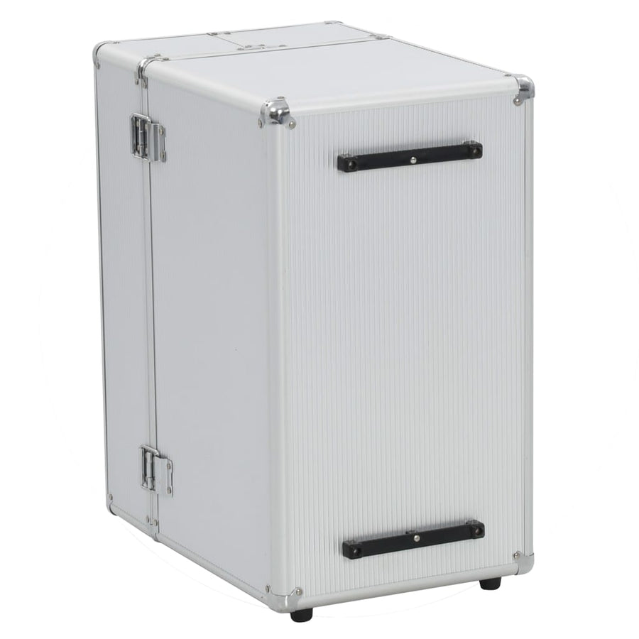 Pilotentrolley 47X39X27 Cm Aluminium Zilverkleurig 47 x 39 x 27 cm