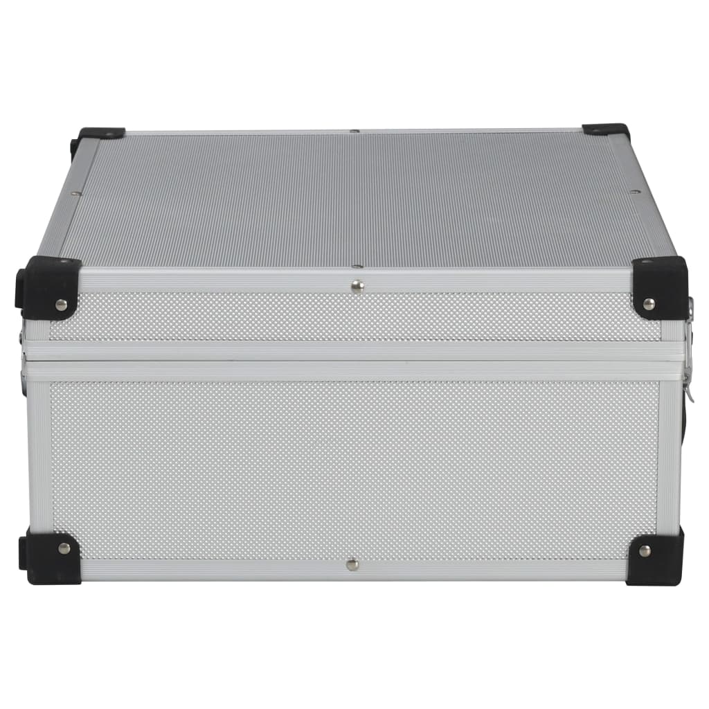 Gereedschapskoffer 46X33X16 Cm Aluminium Zilverkleurig