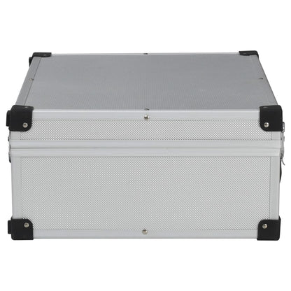 Gereedschapskoffer 46X33X16 Cm Aluminium Zilverkleurig