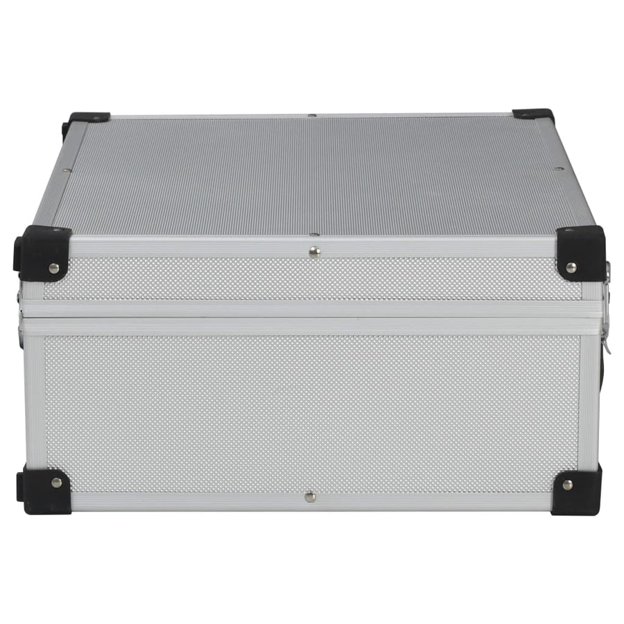 Gereedschapskoffer 46X33X16 Cm Aluminium Zilverkleurig