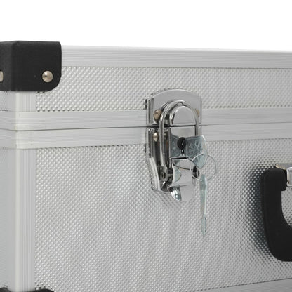 Gereedschapskoffer 46X33X16 Cm Aluminium Zilverkleurig