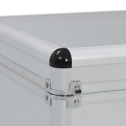 Opbergkoffers Aluminium Kleurig Zilver