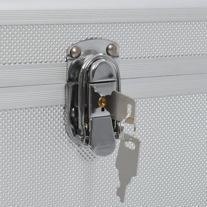 Opbergkoffers Aluminium Kleurig Zilver