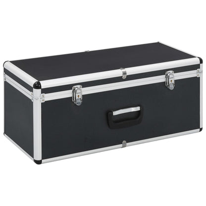 Opbergkoffers Aluminium Zwart
