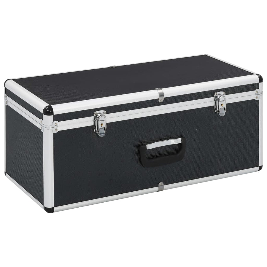 Opbergkoffers Aluminium Zwart
