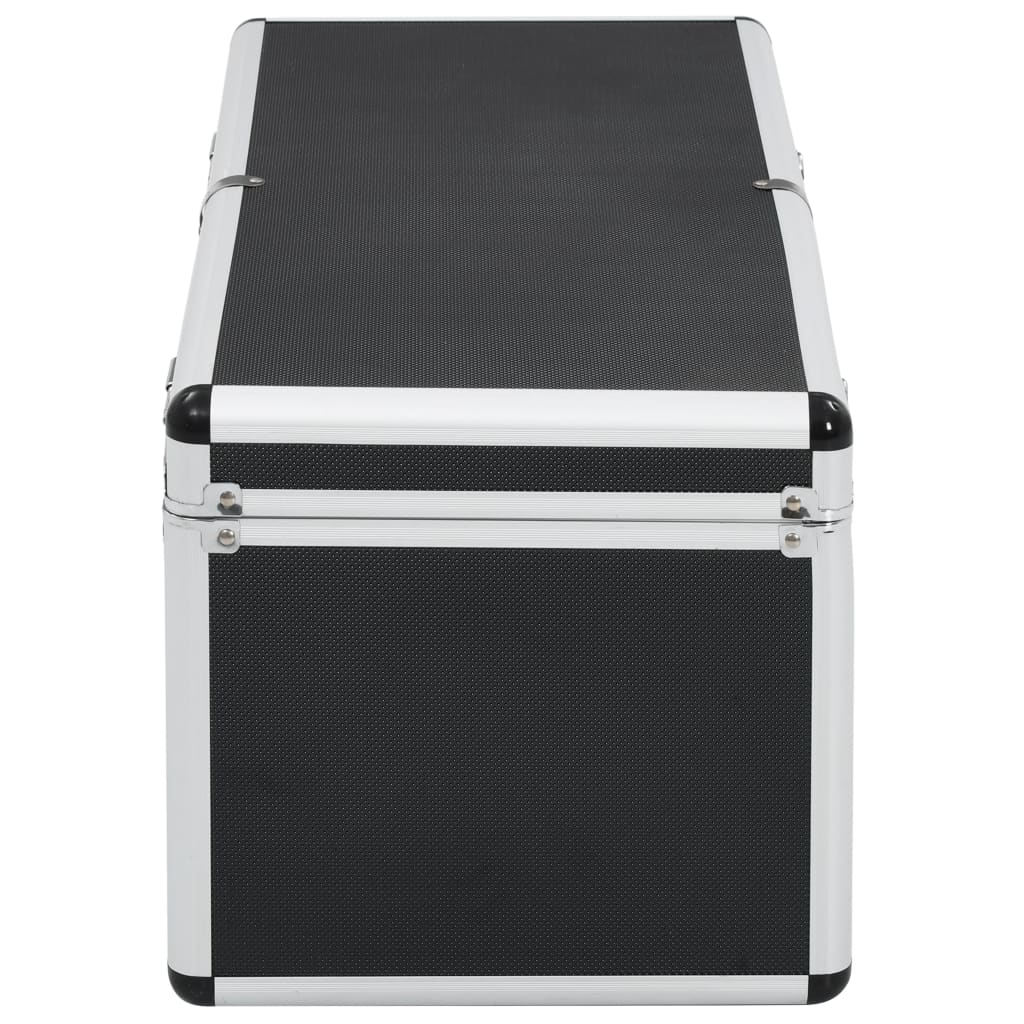 Opbergkoffers Aluminium Zwart