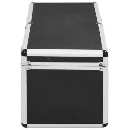 Opbergkoffers Aluminium Zwart