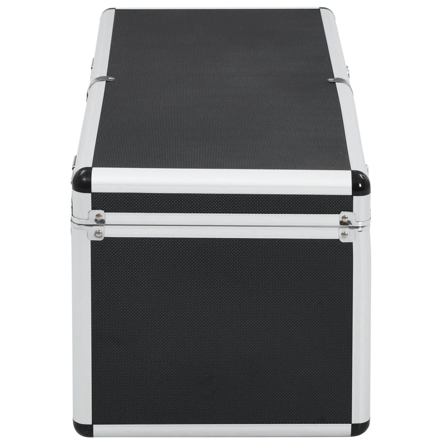 Opbergkoffers Aluminium Zwart