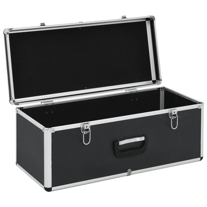 Opbergkoffers Aluminium Zwart