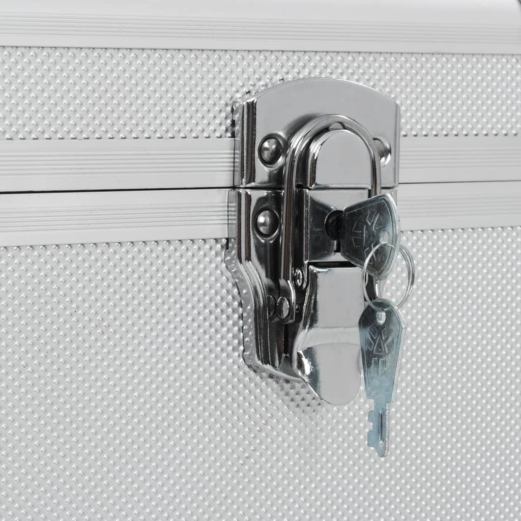 Opbergkoffers Aluminium Kleurig Zilver