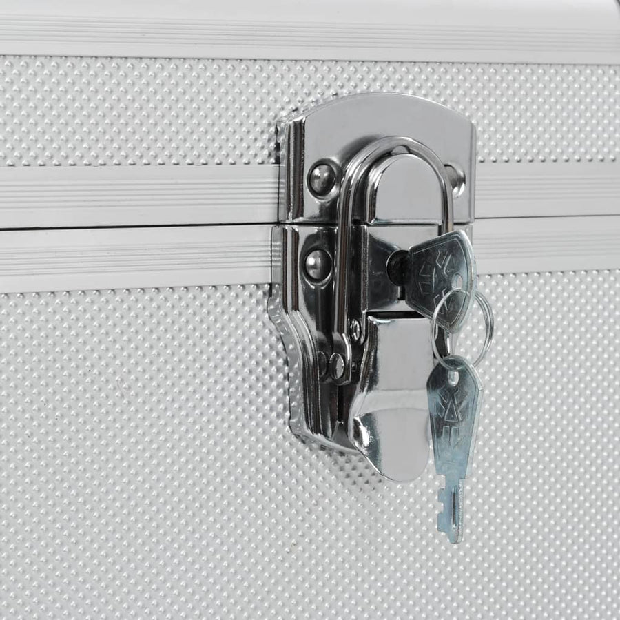 Opbergkoffers Aluminium Kleurig Zilver