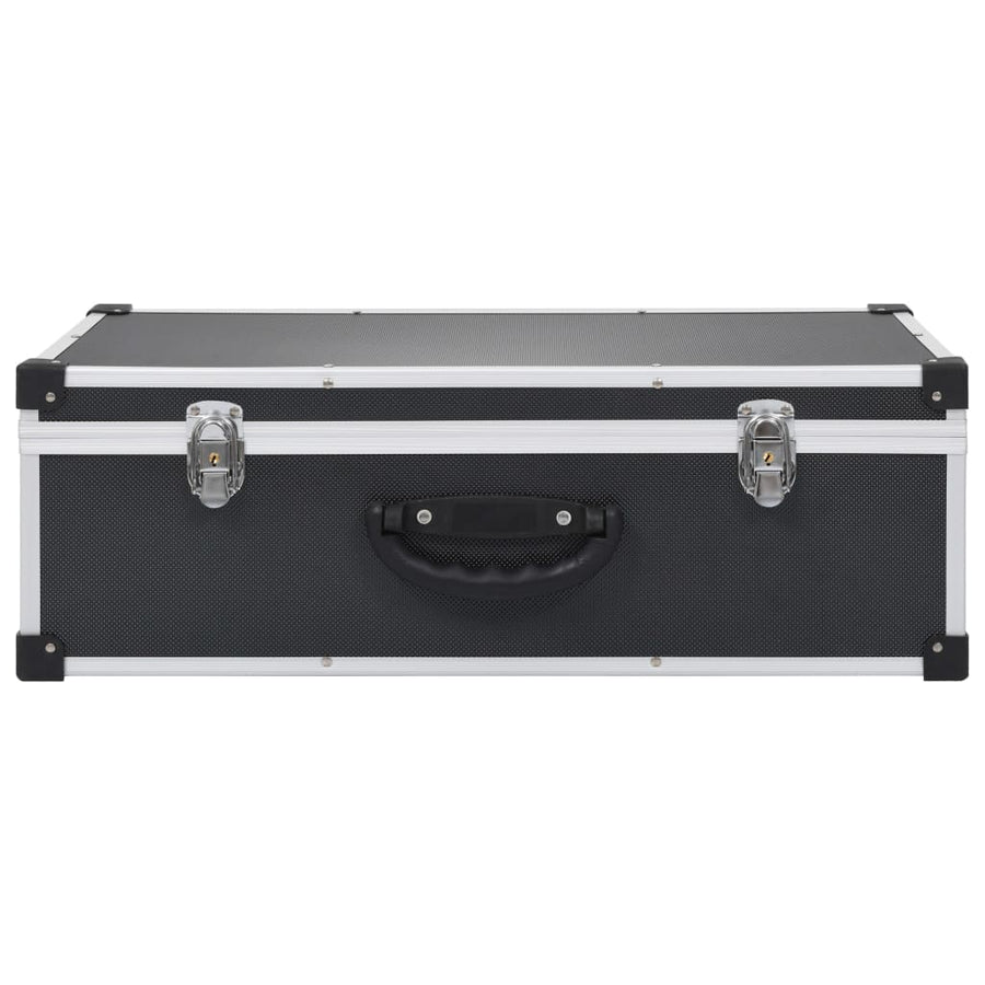 Cd-Koffer Voor Cd's Aluminium Abs 80 Zwart